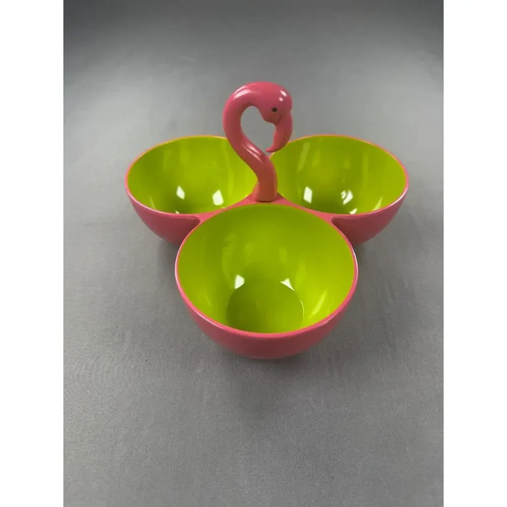 13 Flamingo Luau Supplies: Lights, Napkins, Lanterns, Server, Stirrers, Ban NWT